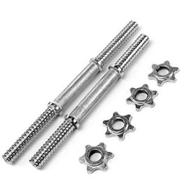 BỘ 2 ĐÒN TẠ TAY DÀI 35 PHI 27 (Tặng kèm 4 kẹp khoá tạ)