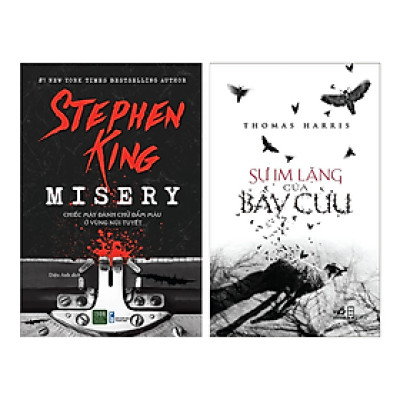 Sách - Combo 2 Cuốn Gay Cấn Kinh Dị: Misery + Sự Im Lặng Của Bầy Cừu