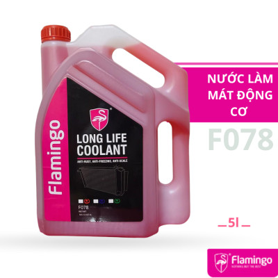Nước làm mát ô tô Flamingo F078 - 5 lít - Hàng chính hãng