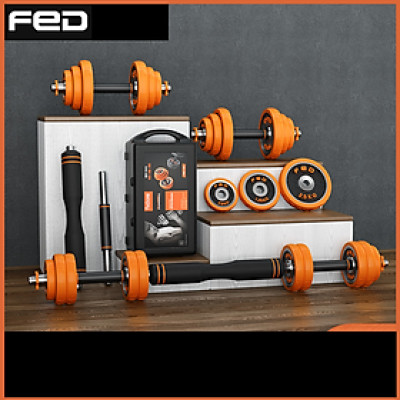 Bộ Tạ Tay Điều Chỉnh Đa Năng 4 IN 1 FED Tạ Gang Mã Niken loại 20kg---  hàng chính hãng