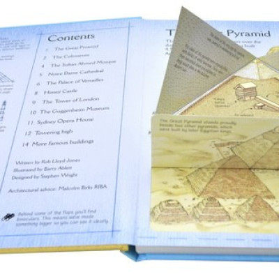 Sách tương tác tiếng Anh - Usborne See Inside Famous Buildings