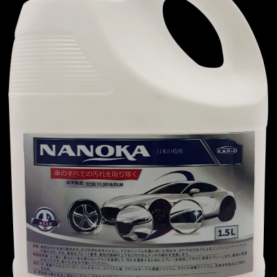 Can 1,5L SIÊU TIẾT KIỆM - Tẩy ố kính ô tô Nanoka Pro 1,5L, Tẩy ố kính, tẩy ố lazang, ố vảy cá cầu vồng