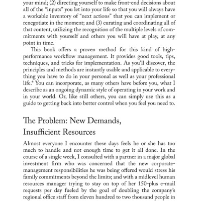 Getting Things Done: The Art Of Stress-Free Productivity