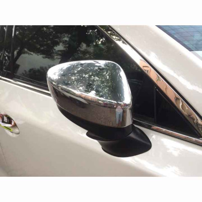 Ốp Trang Trí Gương Chiếu Hậu Mạ Crom Cho Xe Mazda CX8