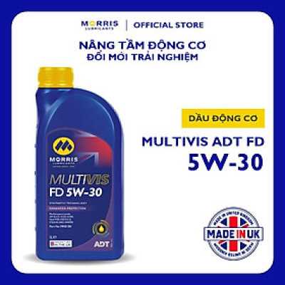 Dầu Nhớt Ô Tô Cao Cấp Cho Động Cơ Xăng và Diesel - Morris Lubricants Multivis ADT FD 5W-30 / Can 1L