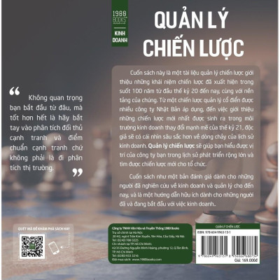  Sách - Quản Lý Chiến Lược: Bật Mí 50 Bí Quyết Kinh Doanh Thành Công Của Người Nhật