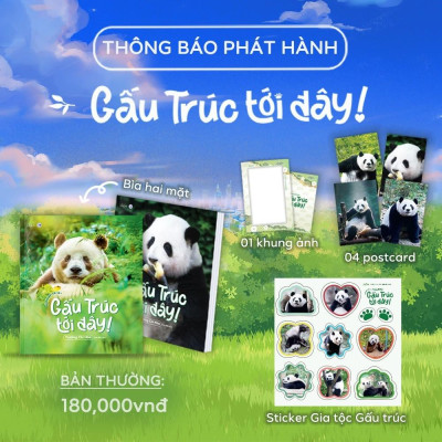 Sách Tranh - Gấu Trúc Tới Đây! - Amak