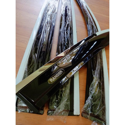 Vè che mưa xe Ranger 2015-2022 chỉ inox cao cấp