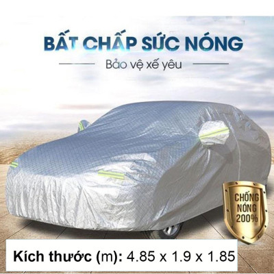 Bạt phủ xe ô tô 7 chỗ có 3 lớp cao cấp , bạt phủ trùm xe hơi dòng Innova, Ecosport, Crv, CX5, Tucson, Santafe, Carens