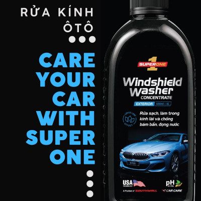Dung Dịch Rửa Kính Ô Tô SUPERONE Winshield Washer Concentrate - Exterior SOUTHWALL B205