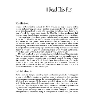 Do What You Are: Discover The Perfect Career For You Through The Secrets Of Personality Type