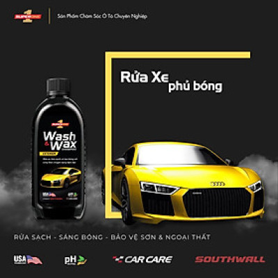 Nước Rửa Xe Và Phủ Bóng SUPERONE Wash And Wax Shampoo – Exterior SOUTHWALL B201
