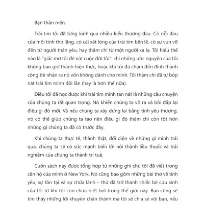 Thơ Cho Những Trái Tim Tan Vỡ