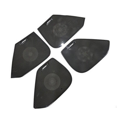 Ốp trang trí, bảo vệ màng loa dành cho xe Mazda CX5, CX-5 2018-2020 vân phay xước