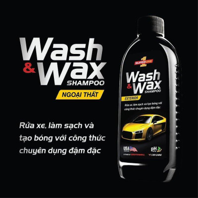 Nước Rửa Xe Và Phủ Bóng SUPERONE Wash And Wax Shampoo – Exterior SOUTHWALL B201