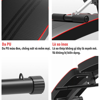 Ghế tập bụng cong muse, Ghế tập gym đa năng, Ghế Tập cơ Bụng, Máy tập bụng, Ghế tập lực , máy gập cơ bụng (hàng nhập khẩu)