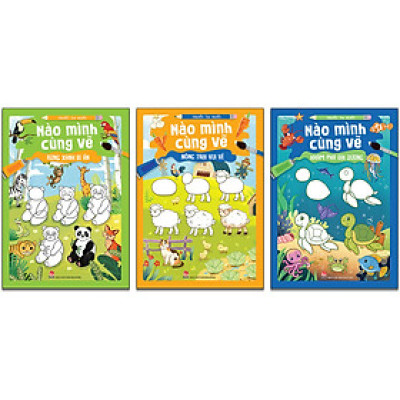 Combo Nào Mình Cùng Vẽ (3 Cuốn)