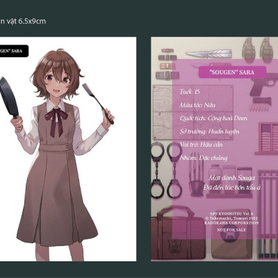 Sách - Spy room – Lớp học điệp viên 8: Sougen Sara