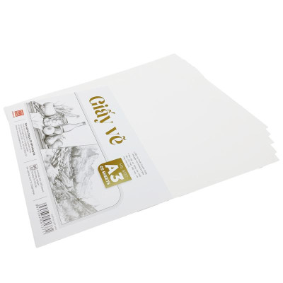 Bộ 10 Tờ Giấy Vẽ A3 300gsm - Hồng Hà 8137