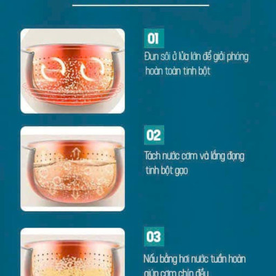 Nồi cơm điện tử tách đường Thái Lan OR-V12 dung tích 1.2L công suất 500W - Hàng chính hãng