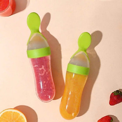 [ 5459-Nuby ] Bình thìa dùng cho trẻ trong giai đoạn ăn dặm, dung tích 90ml