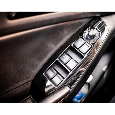 ỐP NỘI THẤT VÂN TITAN CAO CẤP 5 chi tiết dành cho Mazda 3 2017-2018-2019