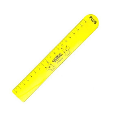 Thước Nhựa 18 cm Pokemon - Plus 900-V058