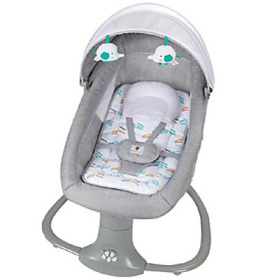 Nôi ru ngủ thư giãn kết hợp ghế ngồi đọc sách cho bé nhạc trắng Mastela 8104/8106 - điều khiển từ xa - kết hợp Bluetooth