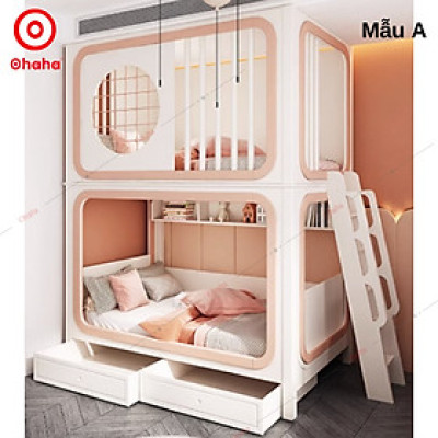 [Miễn phí vận chuyển & lắp đặt] Giường tầng trẻ em thông minh cao cấp Ohaha - GTCC030