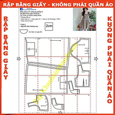 Rập giấy A0 mã 1224 - không phải quần áo (BẢN VẼ)