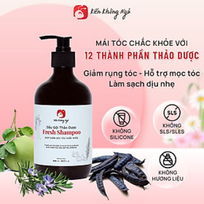 Dầu gội thảo dược Fresh Shampoo giảm rụng tóc, giảm gàu, nuôi dưỡng tóc mềm mượt và chắc khỏe từ gốc 500ml