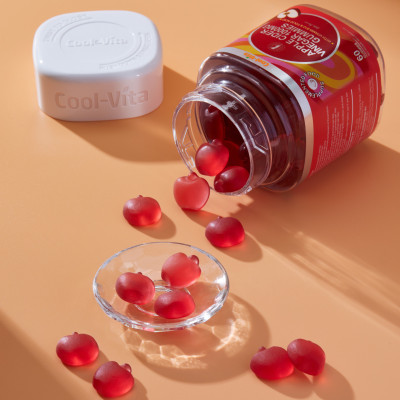 Kẹo Dẻo Giấm Táo Vitamin B12 Hỗ Trợ Tiêu Hóa, Tăng Cường Miễn Dịch Coolvita (60 viên x 3g)/hộp