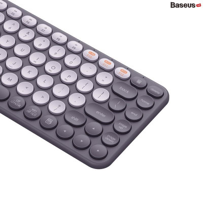 Bàn phím không dây Baseus K01A Wireless Tri-Mode Keyboard B00955503413-00- Hàng chính hãng