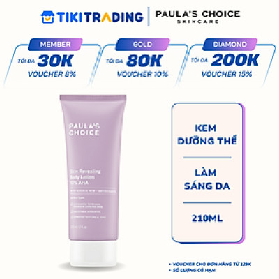 Tinh chất làm mềm, mượt và sáng da body 10% AHA - Paula