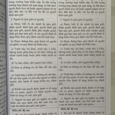 So Sánh – Đối Chiếu Bộ Luật Tố Tụng Hình Sự Năm 2015 (Sửa Đổi, Bổ Sung Năm 2021) Và Các Biểu Mẫu Trong Bộ Luật Tố Tụng Hình Sự 