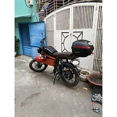 Thùng xe Datbike Weaver 200, thùng Givi B270N và baga theo xe