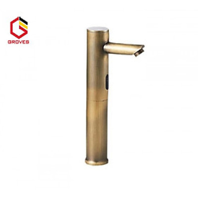 Vòi rửa mặt cảm ứng thân cao đồng cổ GR5501C