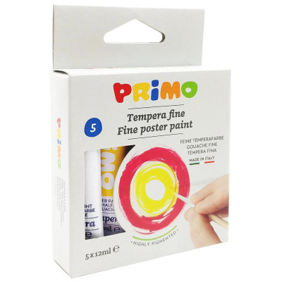 Hộp 5 Tuýp Màu Poster Paint 12 ml - Primo 4421T5C