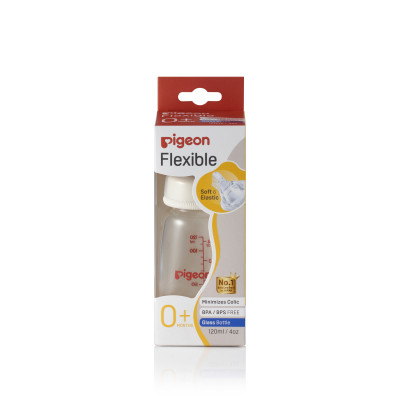 Bình sữa Pigeon cổ hẹp thủy tinh 120ml/240ml