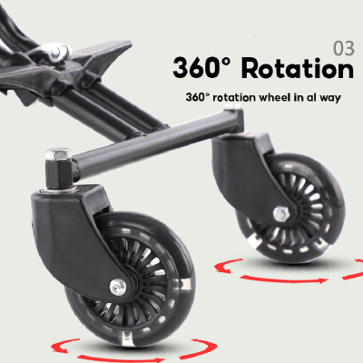 Baby foldable magic stroller ultra lightweight 4 wheels scooter for kids children tricycle bicycle - BLC602