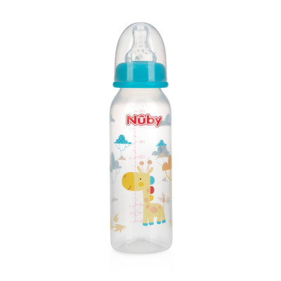 [ 1166-Nuby ] Bình sữa chống sặc cổ hẹp Nuby 240ml ( 0m+ )