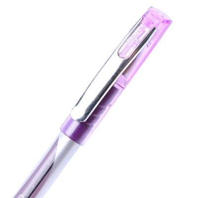 Vỉ 4 Cây Viết Gel Đậy Nắp Digno 4G - Mực Tím