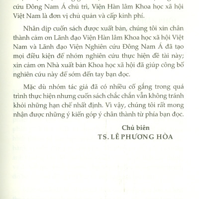 Chính Sách Phân Phối Thu Nhập Của Thái Lan Và Hàm Ý Cho Việt Nam (Sách chuyên khảo)