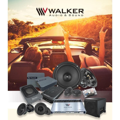 DSP Khuếch đại âm thanh V-WALKER AM-95.4, Amply xe hơi của Đức dành cho combo âm thanh cao cấpcho 4 Loa cánh