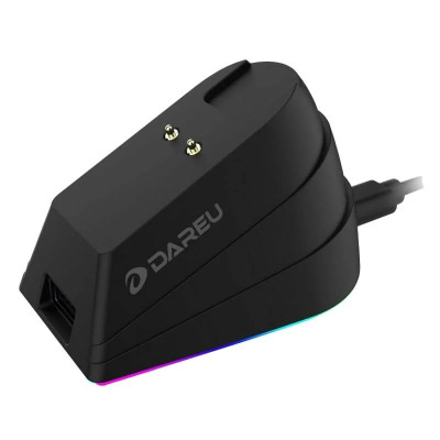 Chuột DareU EM901X RGB Superlight Wireless Black - Hàng chính hãng