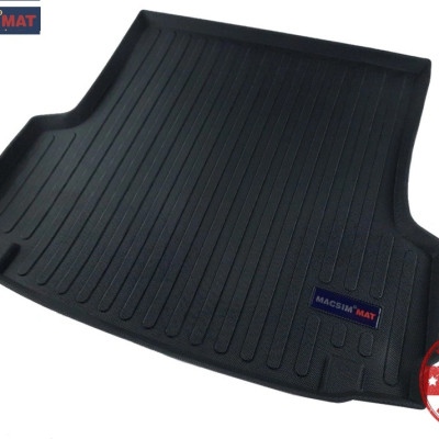 Thảm lót cốp xe ô tô BMW 320i/328i GT 2013-2017 nhãn hiệu Macsim chất liệu TPV cao cấp màu đen (256)