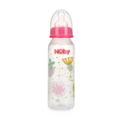 [ 1166-Nuby ] Bình sữa chống sặc cổ hẹp Nuby 240ml ( 0m+ )