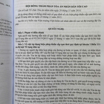 Sách Bộ Luật Dân Sự năm 2015, Bộ Luật Tố Tụng Dân Sự năm 2015 sửa đổi, bổ sung năm 2025 và Các Văn Bản Hướng Dẫn Thi Hành (V2596D)