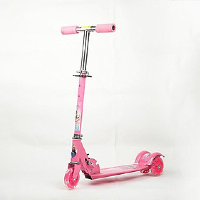 Xe trượt 3 bánh scooter bằng sắt cho bé, bánh xe phát sáng khi chạy