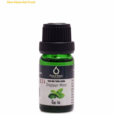 TD10ml-KX5 Combo Tinh Dầu Bạc Hà Peace Mass 10ml - Bộ Kẹp Xe Ô tô - Peppermint